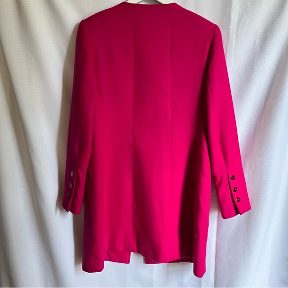 State of Claude Montana pink wool coat - Picture 3 of 4